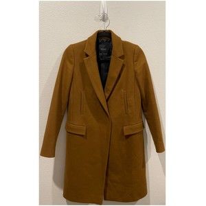 ZARA Masculine Double Breasted Brown Coat